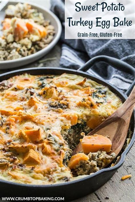 Sweet Potato Turkey Egg Bake Is Grain Free And Loaded With Ground