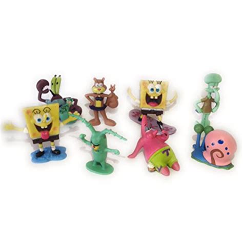 Sponge Squarepants Figure Collection Set Of Toys Krusty Krab And Bikini Bottom Themed