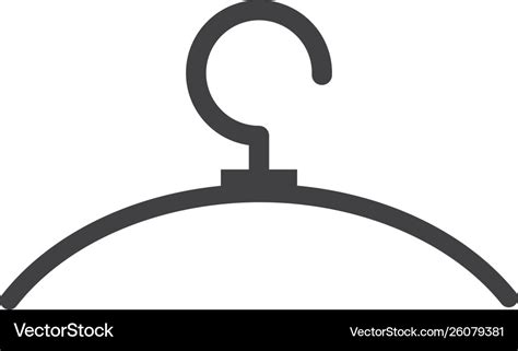 Hanger logo icon design Royalty Free Vector Image