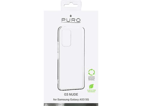 PURO Nude CUSTODIA PER CELLULARE Per Galaxy A G Trasparente