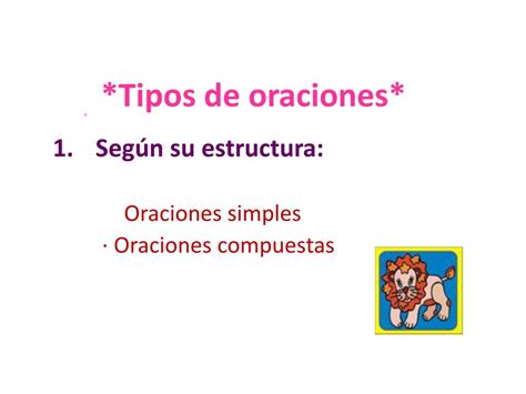 Clases De Oraciones qué Tipo De Oración Es 2F4