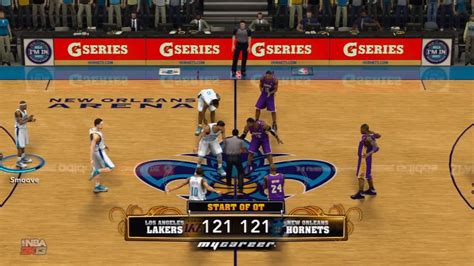 Nba 2k13 My Career Overtime With The New Look Lakers Youtube