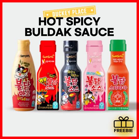 Samyang Buldak Hot Spicy Sauce Carbo Original Mayo G Flavors Shopee Singapore