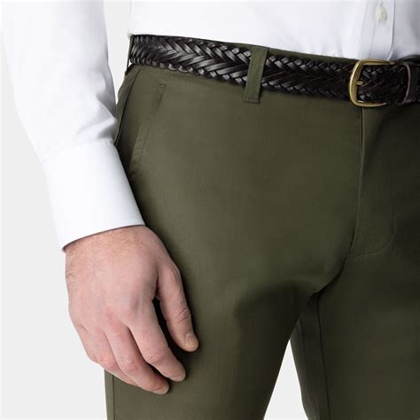 Olive Stretch Chinos Tailor Store