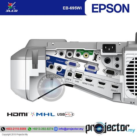 Epson Eb Wi Ultra Short Throw Interactive Lcd Projector