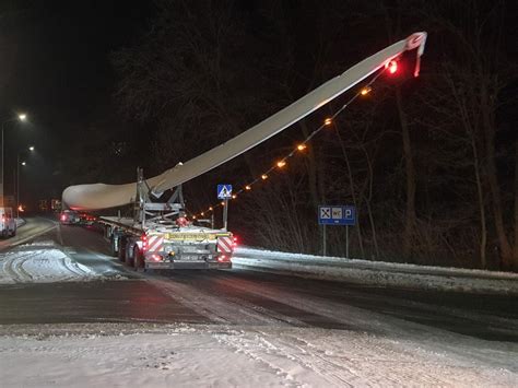 Na farmę wiatrową VSB w Pietrowicach Wielkich dotarły pierwsze elementy