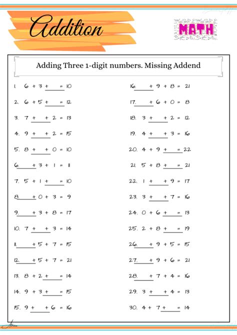 Math Skills Worksheets 5th Grade - SkillsWorksheets.com