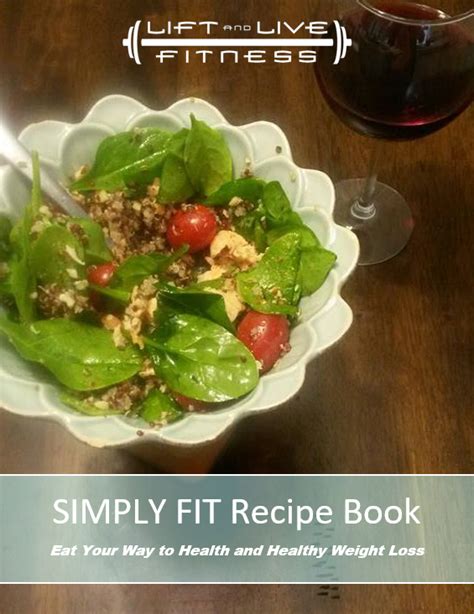 SIMPLY FIT Recipe Book | LIFT AND LIVE FITNESS