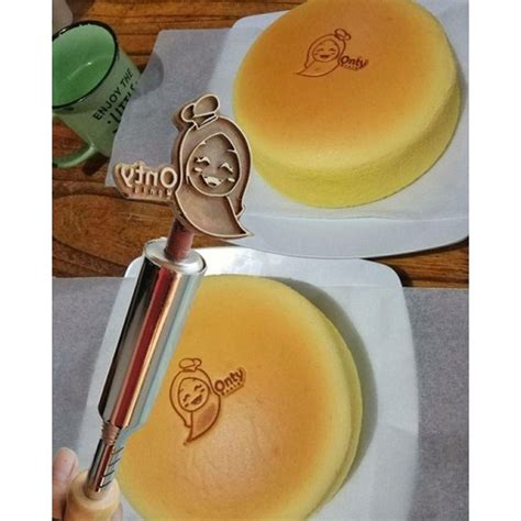 Jual Jual Hot Stamp Cake Stempel Bakar Media Roti Gagang Solder Emboss Shopee Indonesia