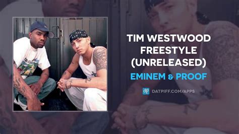 Eminem And Proof Tim Westwood Freestyle Unreleased Audio Youtube