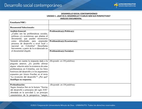 Uni Act Ana Doc Sos Desarrollo Social Contempor Neo Unidad