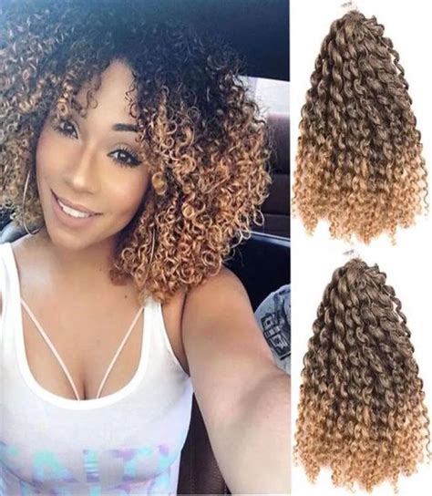 Curly Crochet Braids Hair Inch Water Wave Mali Bob Crochet Braiding