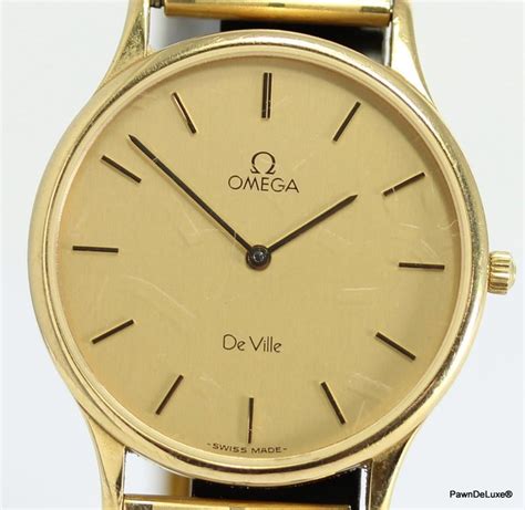 Omega De Ville Gold Plated - Men's Wristwatch - Catawiki