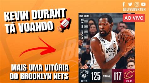 Kevin Durant T Voando Brooklyn Nets Vence O Cleveland Cavaliers Na