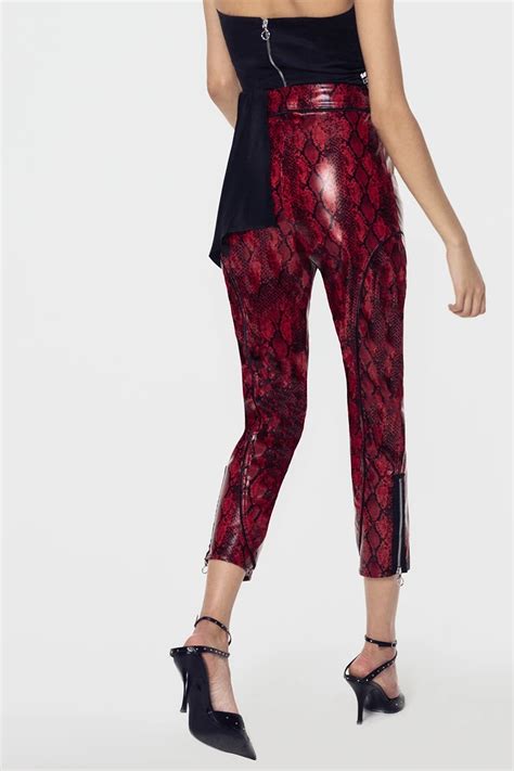 Claude Faux Snakeskin Pant Fashions By For Love And Lemons Coco Sorisi