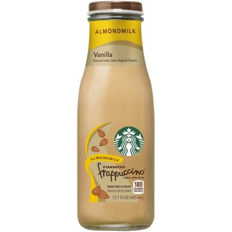 Starbucks Frappuccino Vanilla Almond Milk Iced Coffee Drink Fl Oz