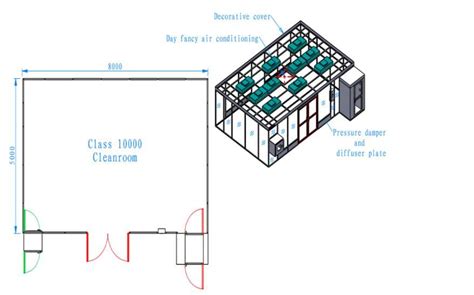 Modular Cleanroom, Class100 High Efficiency Hard Wall Modular Cleanroom...