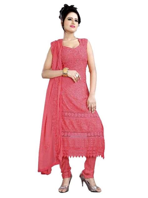 Karachi Georgette Semi Stitched Salwar Kameez With Chiffon Dupatta D No