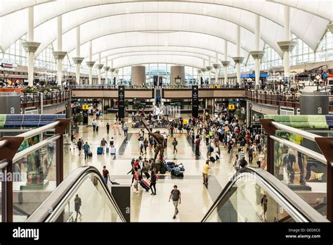 Denver airport terminal, Colorado, USA Stock Photo - Alamy