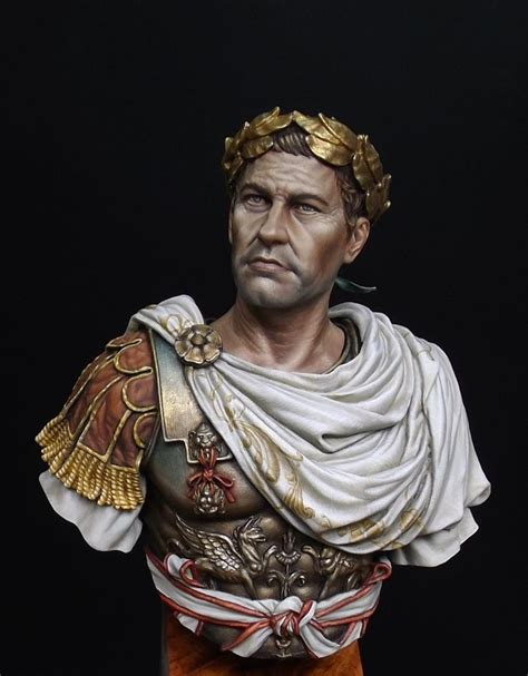 Gaius Julius Caesar Bust By Anson Putty Paint Gaius Julius Caesar