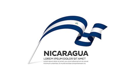 Premium Vector Nicaragua Flag Vector