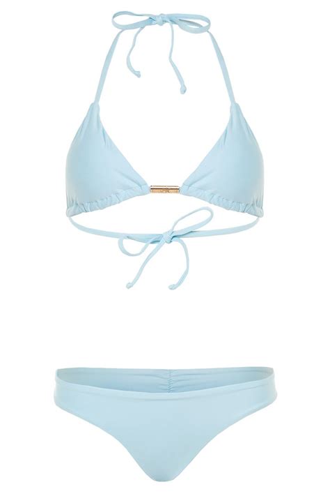 Bikini Bronceador Baby Blue B Sico Oleaje Swimwear