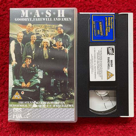 Mash Goodbye Farewell And Amen Vhs Video 1983 1215 50 Horror Stock