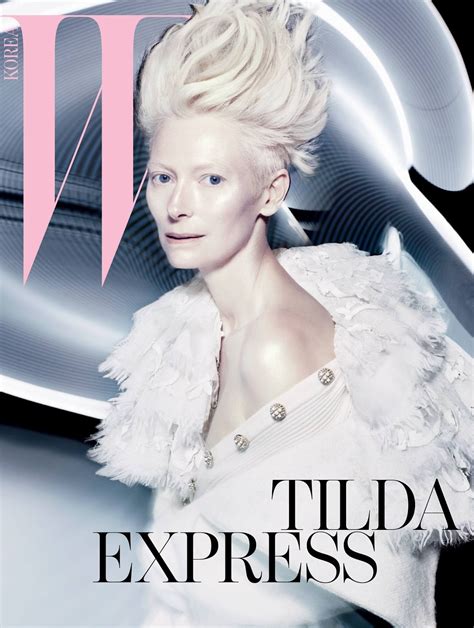 Tilda Swinton By Sølve Sundsbø Magazine Photoshoot For W Korea Magazine