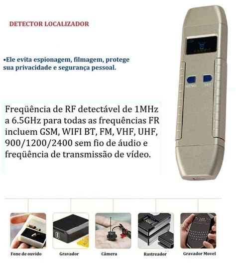 Detector Localizador De Rastreadores C Meras Escutas Gps Vassourinha