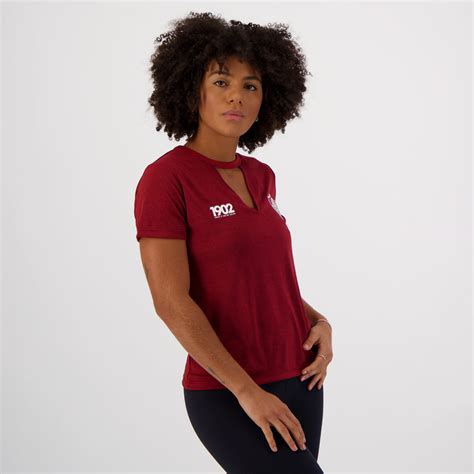 Camisa Fluminense Pilus Feminina Bordô FutFanatics