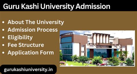 Guru Kashi University Admission 2024-25: Last Date & Courses