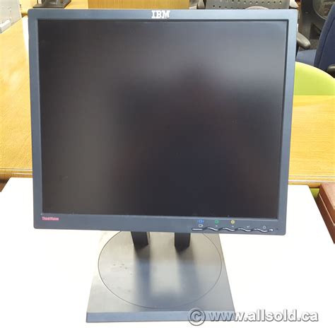 Black Ibm Thinkvision L191p 190 Inch Tft Lcd Monitor Allsoldca