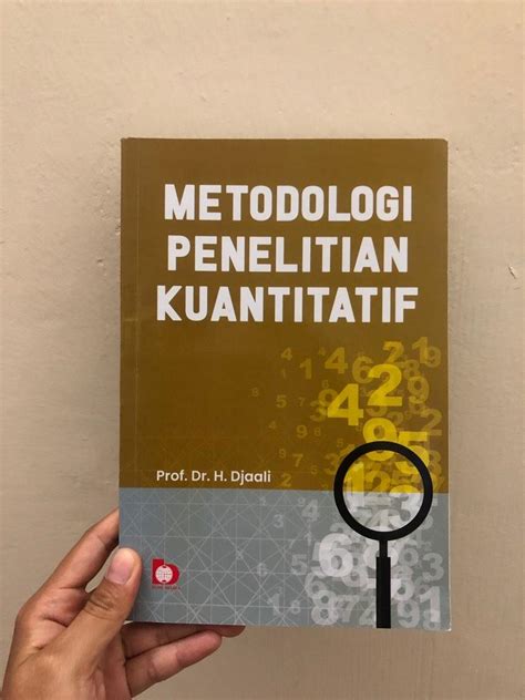 Buku Metodologi Penelitian Kuantitatif Oleh Prof Dr H Djaali ORIGINAL