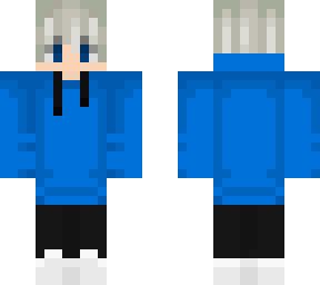 Blue hoodie boy | Minecraft Skin