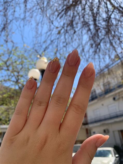Nailsssss Uñas almendradas Uñas nude Uñas acrilicas sencillas