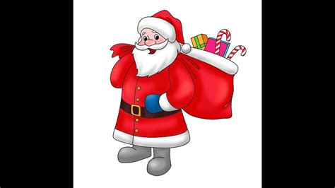 Маленький дед мороз рисунок (48 фото)