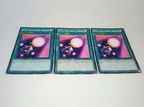 Yugioh 3x Spell Shattering Arrow Comum En