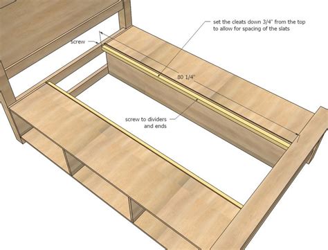 Farmhouse Storage Bed With Drawers Queen Diy Storage Bed Diy