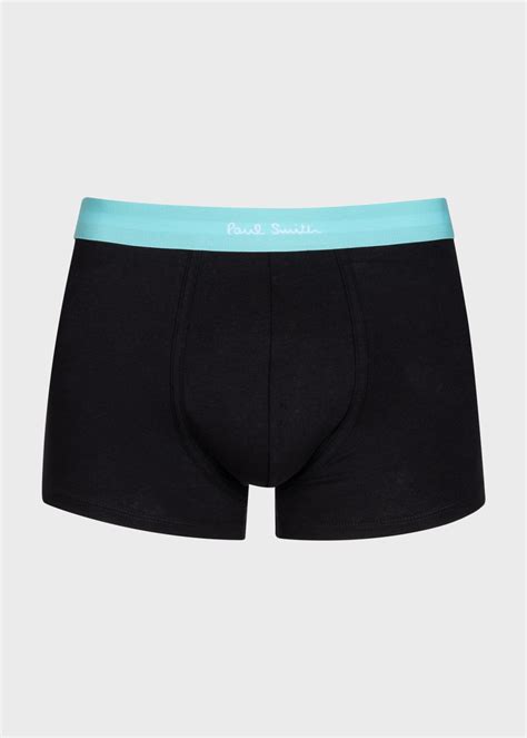 Black Mixed Boxer Briefs Three Pack