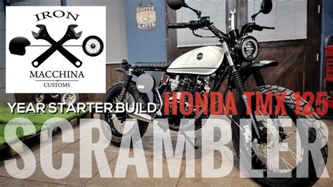 Honda Tmx 125 Scrambler 2023 Year Starter Build Youtube