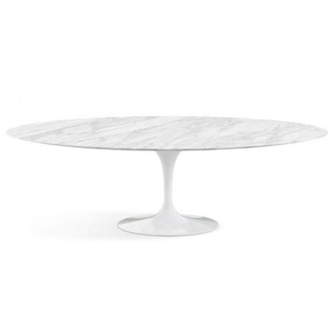 OVAL TULIP MARBLE COFFEE TABLE