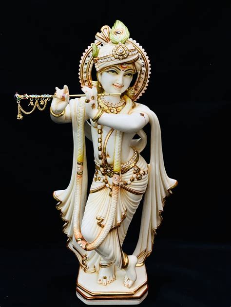 Lord krishna Statue,17inches, Marble krishna sculpture, krishna idol ...