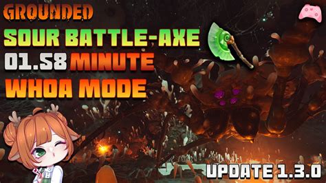 Grounded Sour Battle Axe Vs Infected Broodmother Whoa Mode Youtube