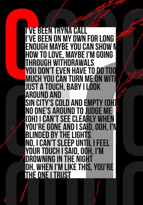 The Weeknd Lyrics on Behance