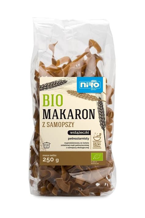 Bio Makaron Pe Noziarnisty Z Samopszy Wst Eczki G Niro Bio