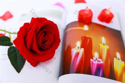 Valentine Romantic Background Candle | PSD Backgrounds Free Download ...