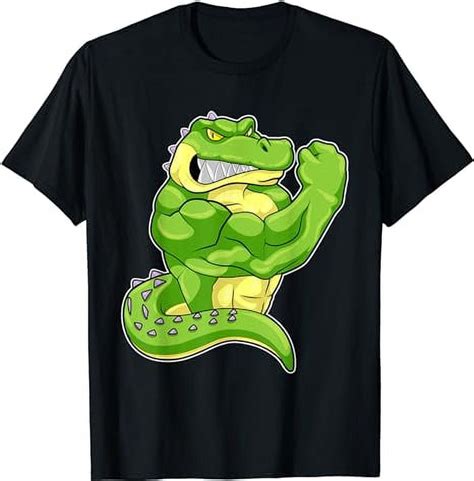 Crocodile Bodybuilder Bodybuilding Sports T Shirt Walmart