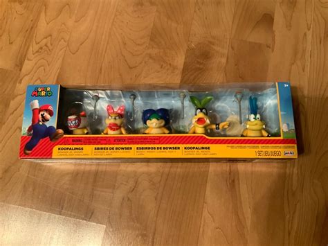 Super Mario Koopalings Bowser Jr Wendy Ludwig Iggy And Larry 5 Pack