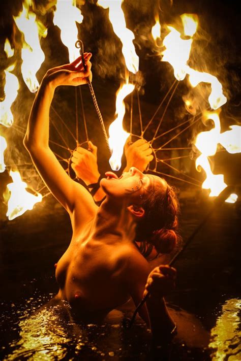 Beautiful Nude Fire Dancers Nudes In Nature Book