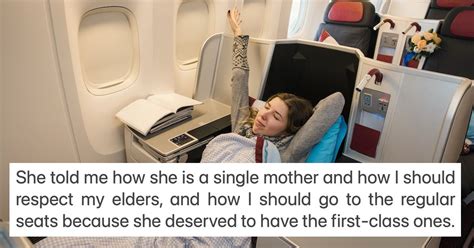 Woman Shares Story Of Entitled Mom Trying To Steal Her Fast Class Plane Seats Someecards Entitled